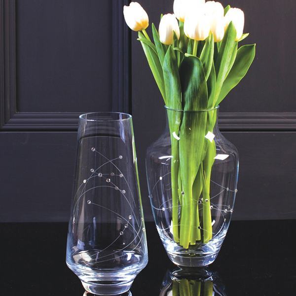 Royal Scot Crystal Diamante Large Urn Vase-Home & Garden > Kitchen & Dining > Tableware > Drinkware-Goviers