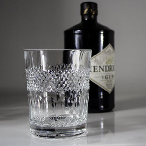 Royal Scot Crystal Diamonds Large On The Rocks Tumblers Set of 2-Goviers