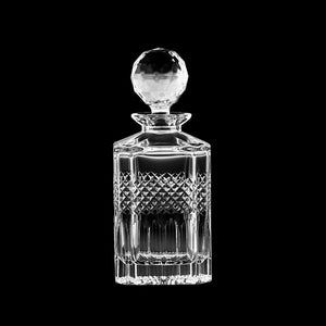 Royal Scot Crystal Diamonds Square Spirit Decanter-Goviers