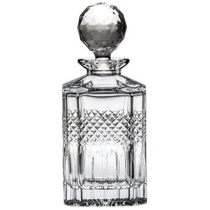 Royal Scot Crystal Diamonds Square Spirit Decanter-Goviers