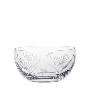 Royal Scot Crystal Dragonfly Fruit/Salad Bowl-Goviers