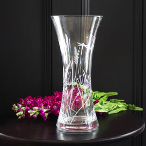 Royal Scot Crystal Dragonfly Large Waisted Vase 30 cm