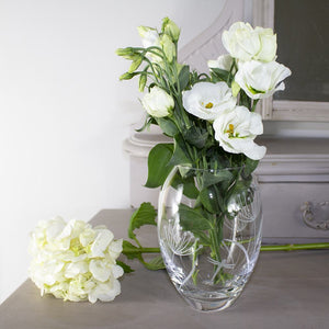 Royal Scot Crystal Dragonfly Small Barrel Vase-Goviers