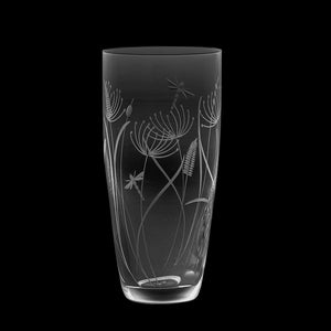 Royal Scot Crystal Dragonfly Tall Vase-Goviers