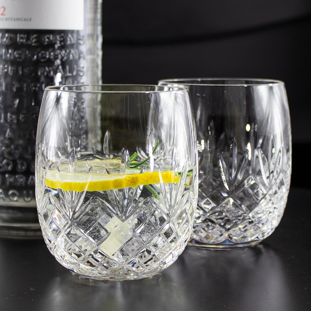Royal Scot Crystal Edinburgh Gin & Tonic Tumblers Set of 2-Home & Garden > Kitchen & Dining > Tableware > Drinkware-Goviers