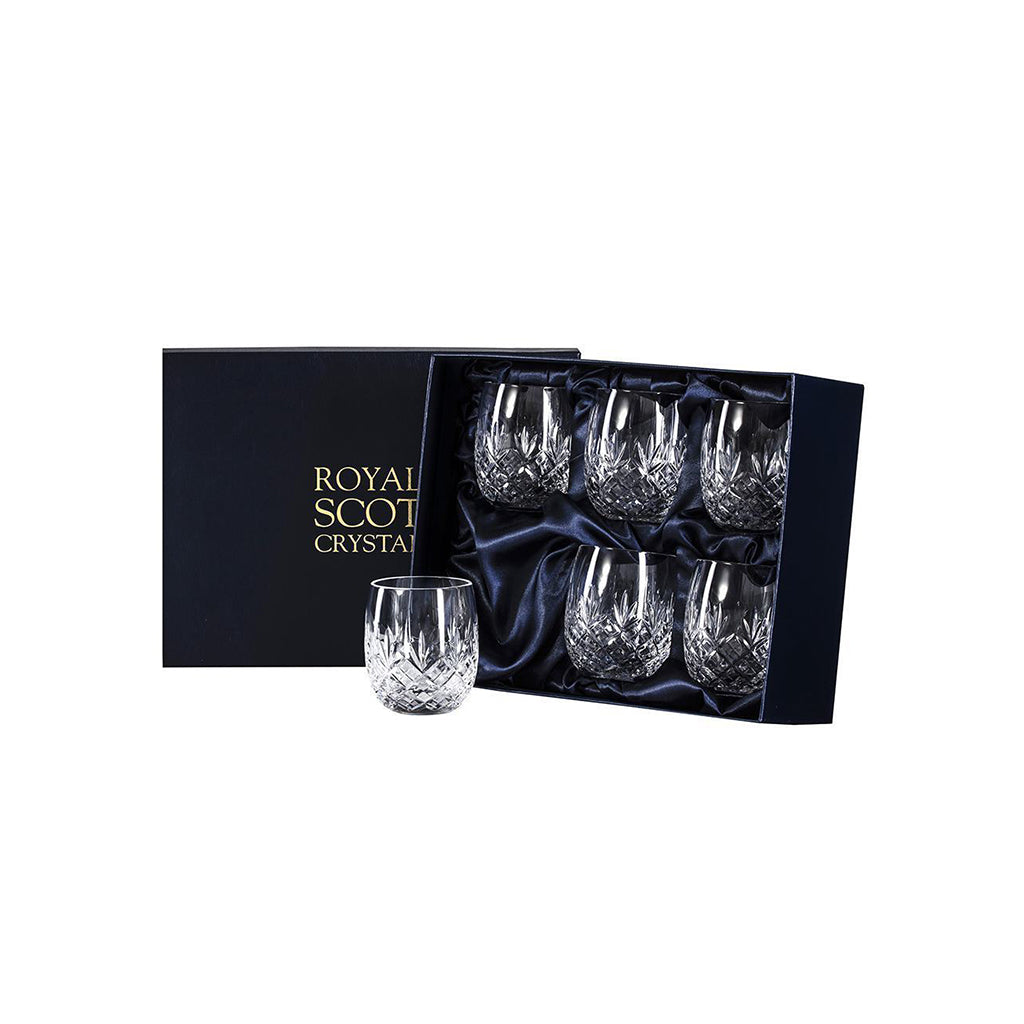 Royal Scot Crystal Edinburgh Gin & Tonic Tumblers Set of 6-Home & Garden > Kitchen & Dining > Tableware > Drinkware-Goviers