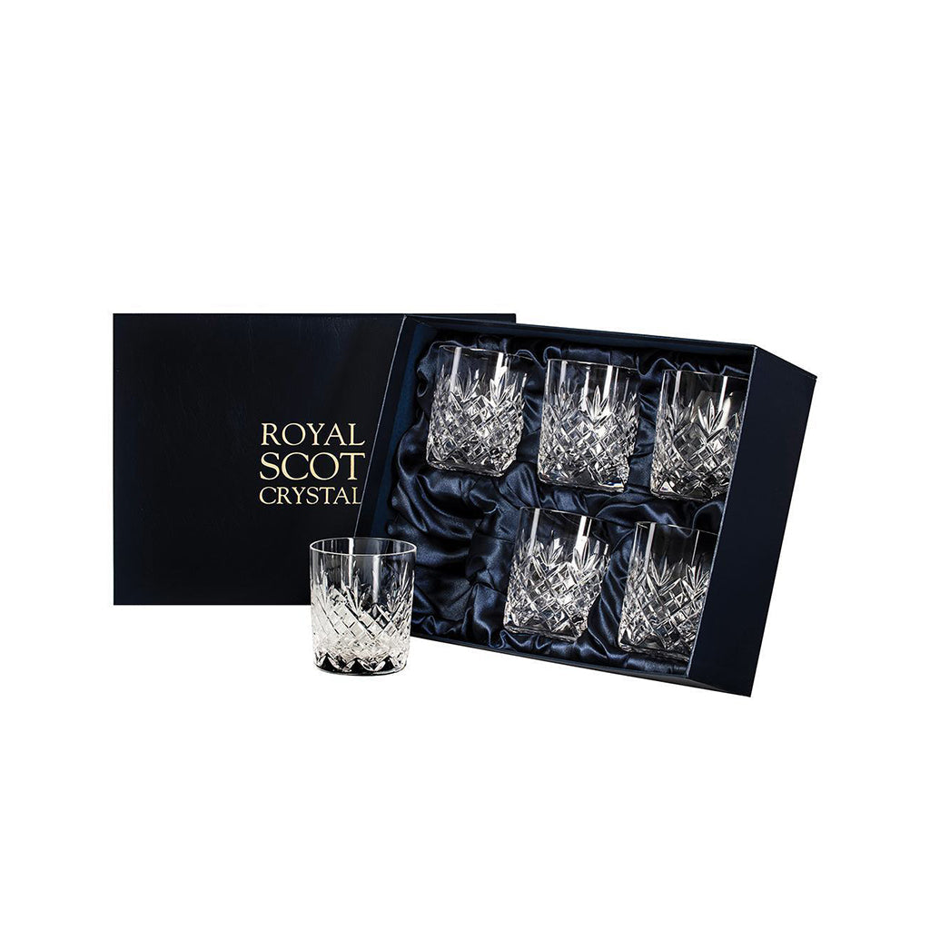 Royal Scot Crystal Edinburgh Large Tumbler Set of 6-Home & Garden > Kitchen & Dining > Tableware > Drinkware-Goviers