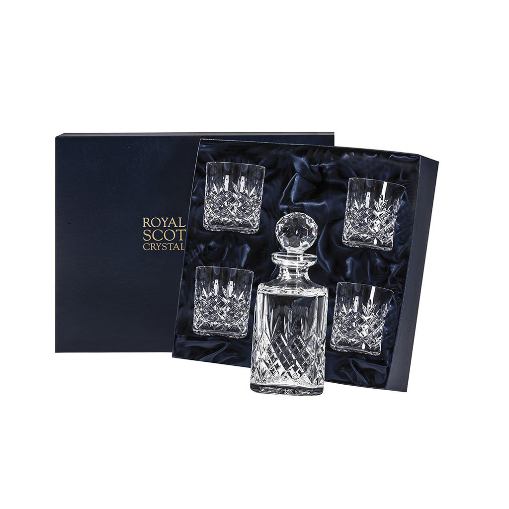 Royal Scot Crystal Edinburgh Large Whisky Set New-Home & Garden > Kitchen & Dining > Tableware > Drinkware-Goviers