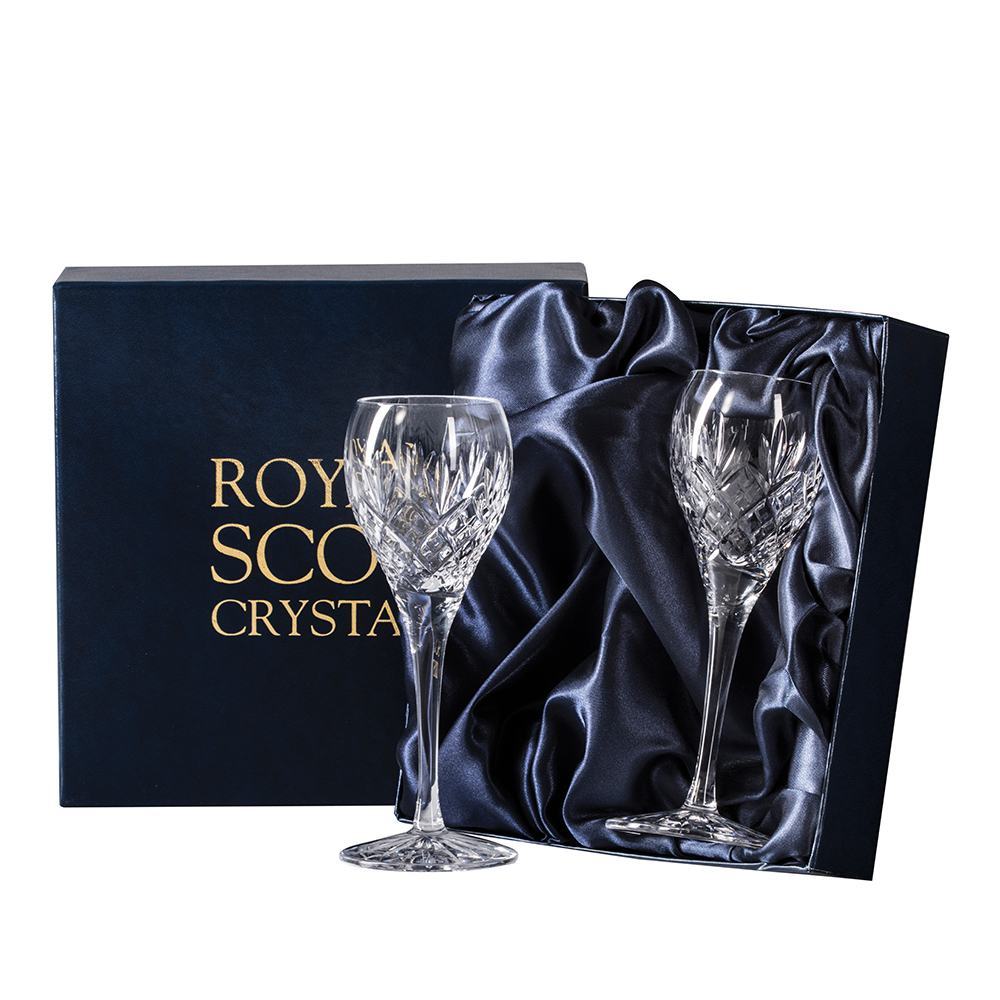 Royal Scot Crystal Edinburgh Port/Sherry Glass Set of 2-Home & Garden > Kitchen & Dining > Tableware > Drinkware-Goviers
