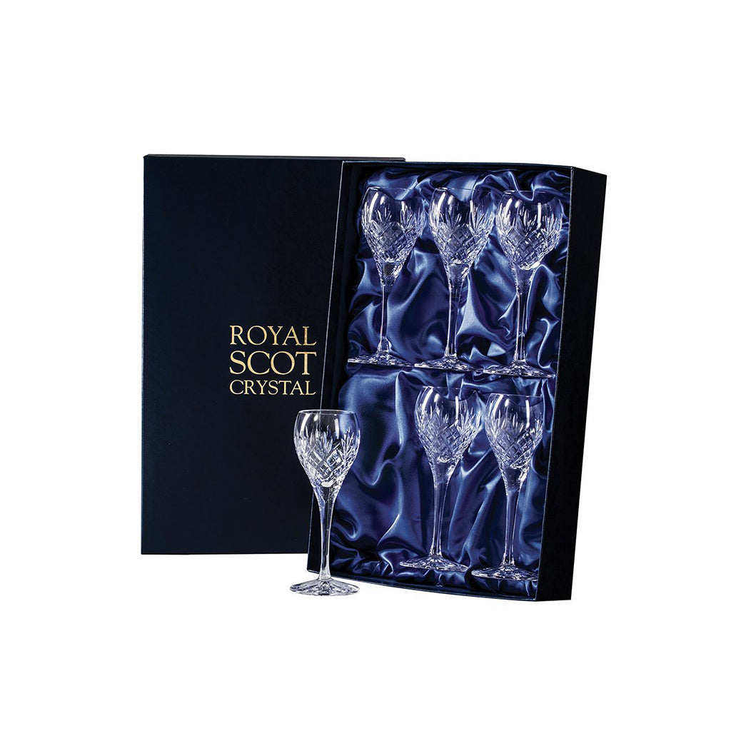 Royal Scot Crystal Edinburgh Port/Sherry GlassSet of 6-Home & Garden > Kitchen & Dining > Tableware > Drinkware-Goviers