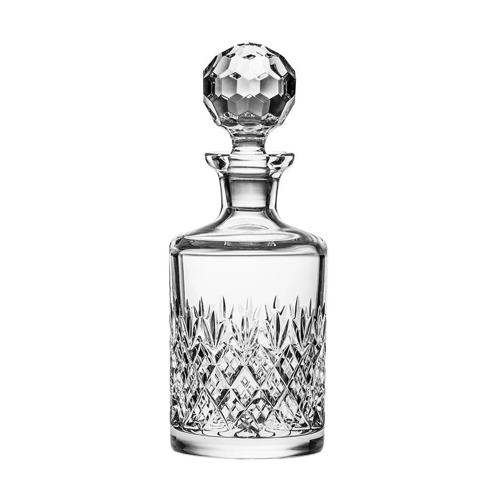 Royal Scot Crystal Edinburgh Single Malt Round Spirit Decanter-Home & Garden > Kitchen & Dining > Tableware > Drinkware-Goviers
