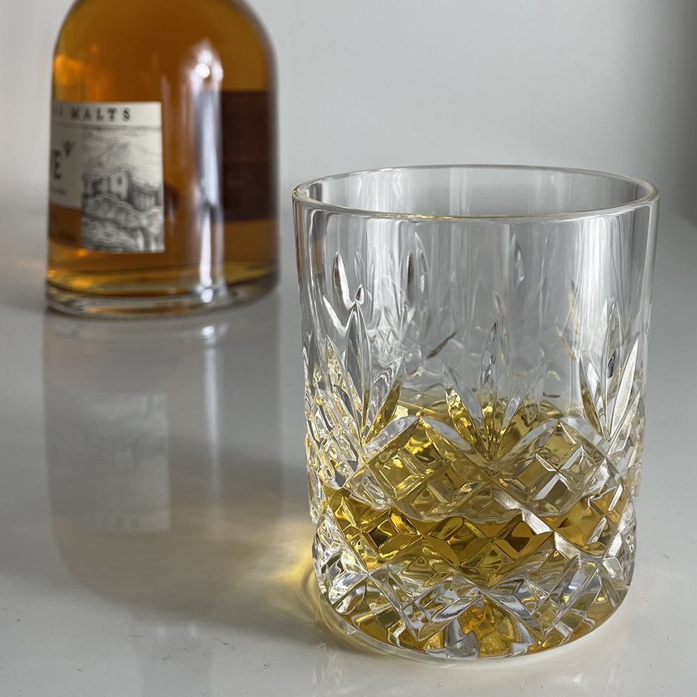 Royal Scot Crystal Edinburgh Single Whisky Tumbler-Home & Garden > Kitchen & Dining > Tableware > Drinkware-Goviers