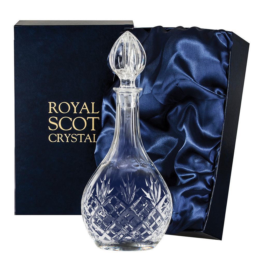 Royal Scot Crystal Edinburgh Wine Decanter-Home & Garden > Kitchen & Dining > Tableware > Drinkware-Goviers