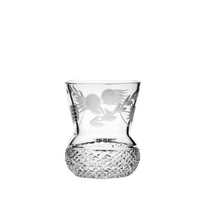 Royal Scot Crystal Flower of Scotland Large Tumbler (Thistle Shape) Set of 4-Goviers