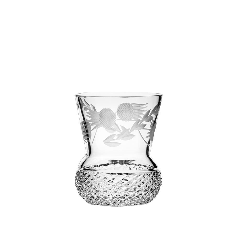 Royal Scot Crystal Flower of Scotland Large Tumbler (Thistle Shape) Set of 6-Goviers