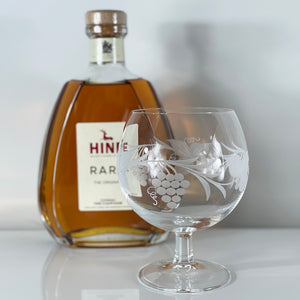 Royal Scot Crystal Grapevine Brandy Glass-Goviers