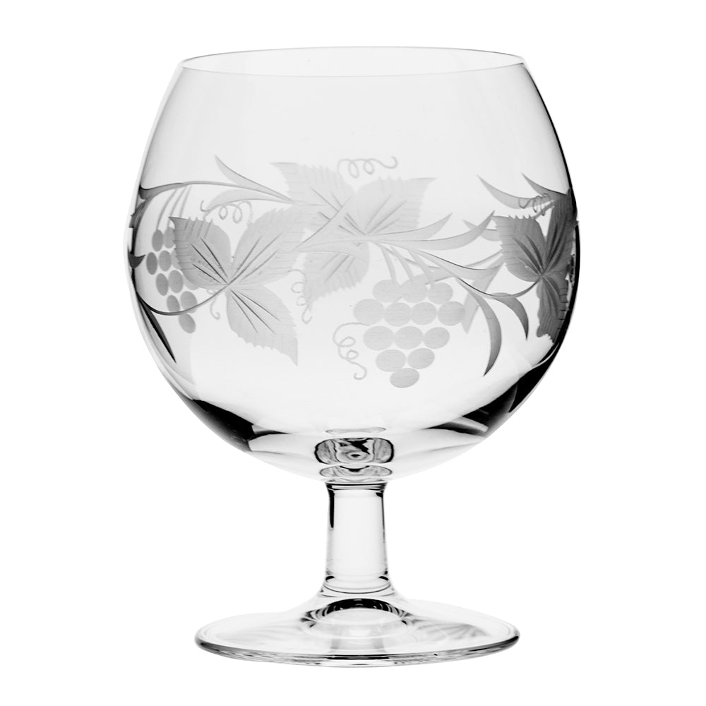 Royal Scot Crystal Grapevine Brandy Glass-Goviers