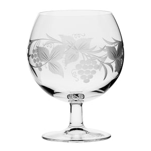 Royal Scot Crystal Grapevine Brandy Glass-Goviers