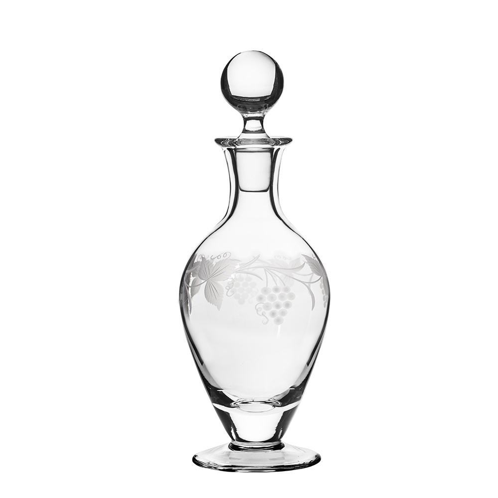 Royal Scot Crystal Grapevine Footed Wine / Port Decanter-Goviers