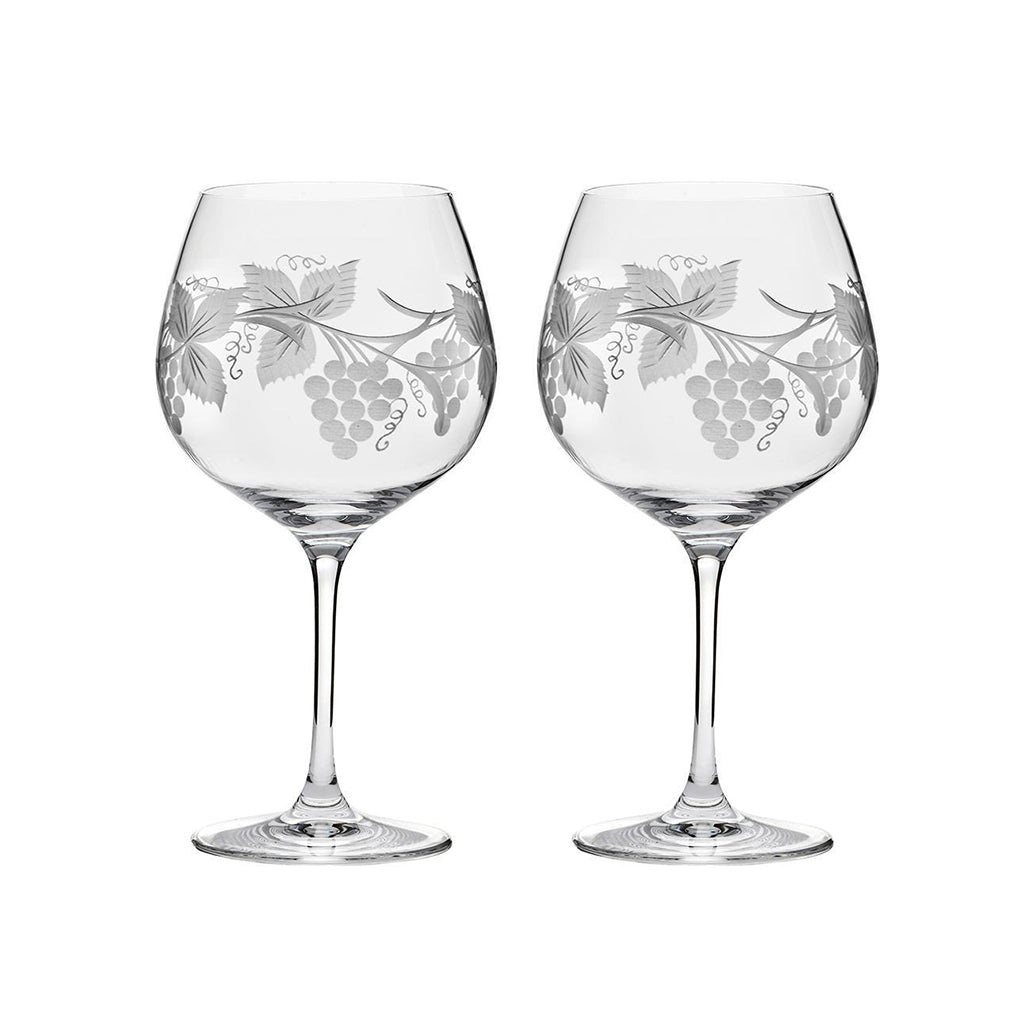 Royal Scot Crystal Grapevine G & T Copa Glass Set of 2-Home & Garden > Kitchen & Dining > Tableware > Drinkware-Goviers