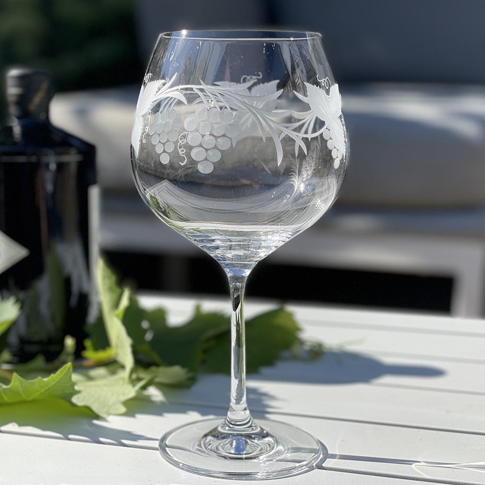 Royal Scot Crystal Grapevine Gin & Tonic Copa Glass-Goviers