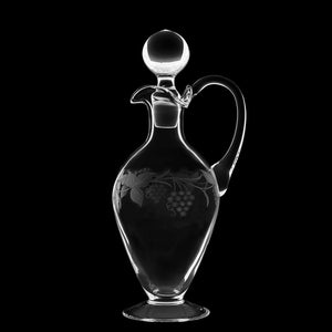 Royal Scot Crystal Grapevine Handled Wine Decanter-Goviers