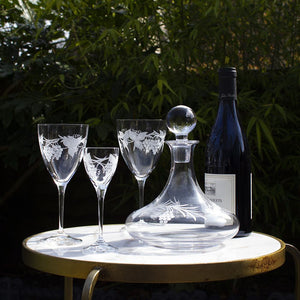 Royal Scot Crystal Grapevine Port Sherry Glasses Set of 2-Goviers