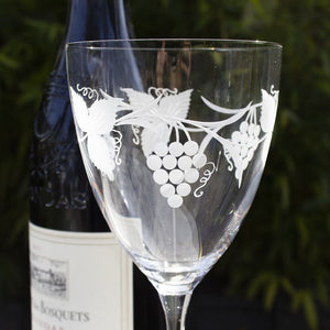 Royal Scot Crystal Grapevine Red Wine Glasses Set of 2-Goviers