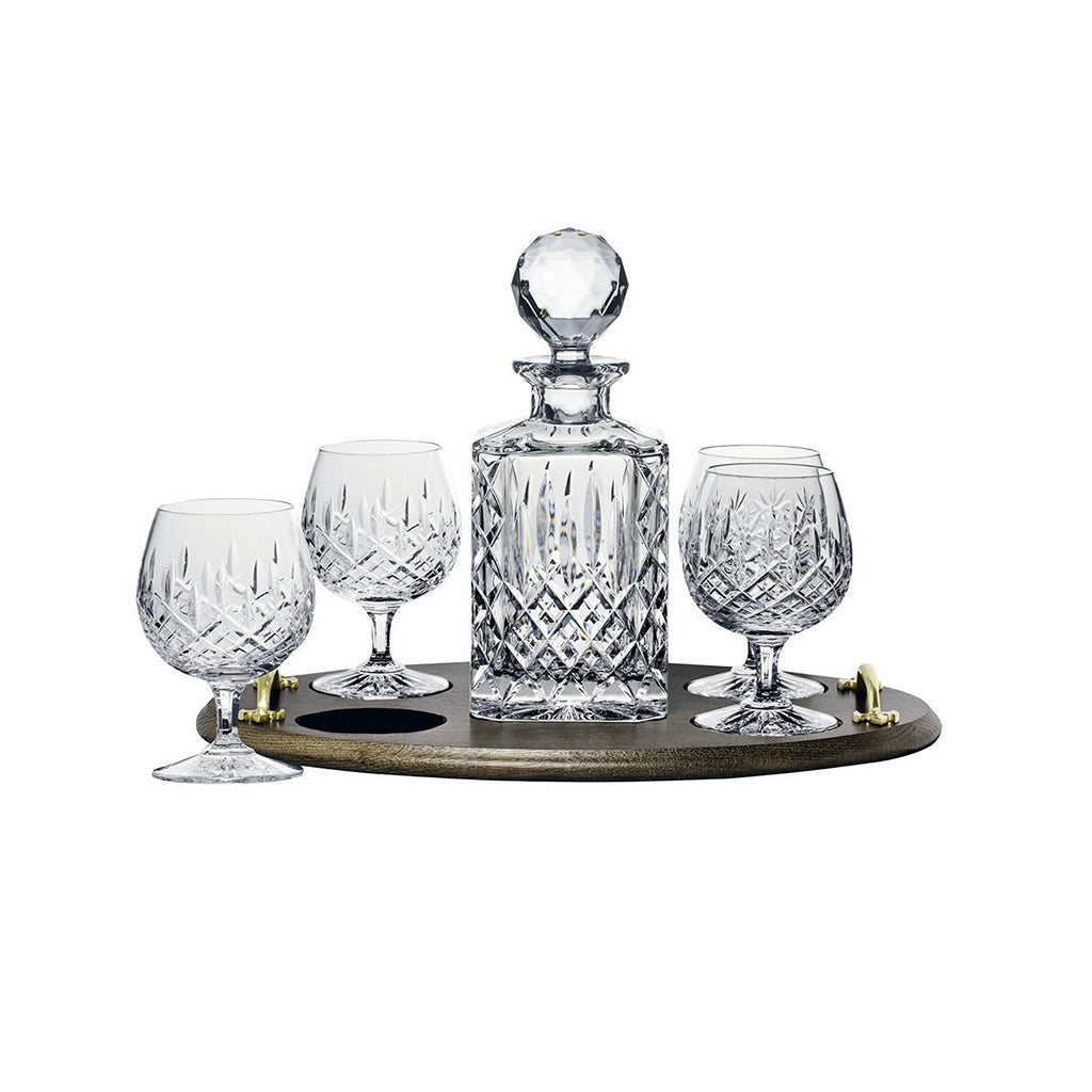 Royal Scot Crystal London Brandy Club Tray Set-Home & Garden > Kitchen & Dining > Tableware > Drinkware-Goviers