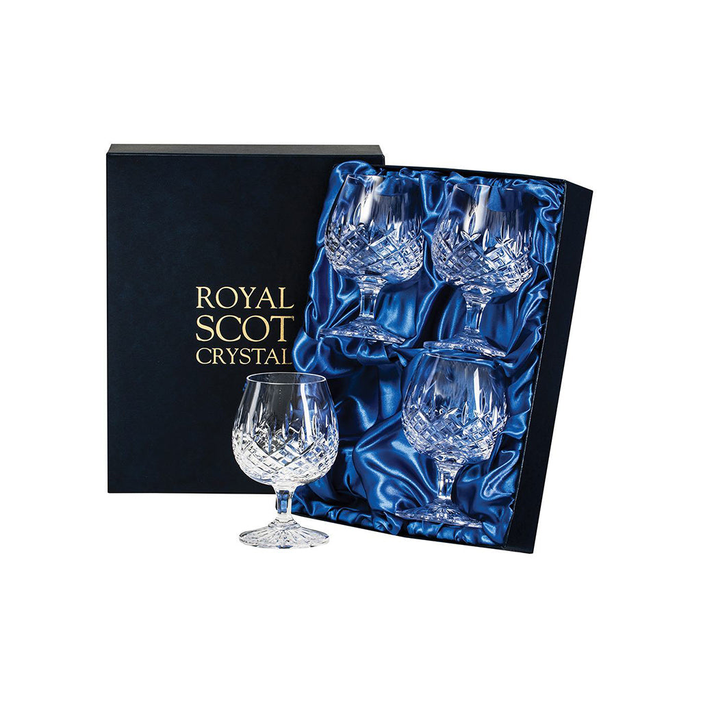 Royal Scot Crystal London Brandy Glass Set of 4-Home & Garden > Kitchen & Dining > Tableware > Drinkware-Goviers