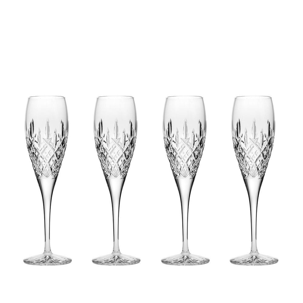 Royal Scot Crystal London Champagne Flute Set of 4-Home & Garden > Kitchen & Dining > Tableware > Drinkware-Goviers