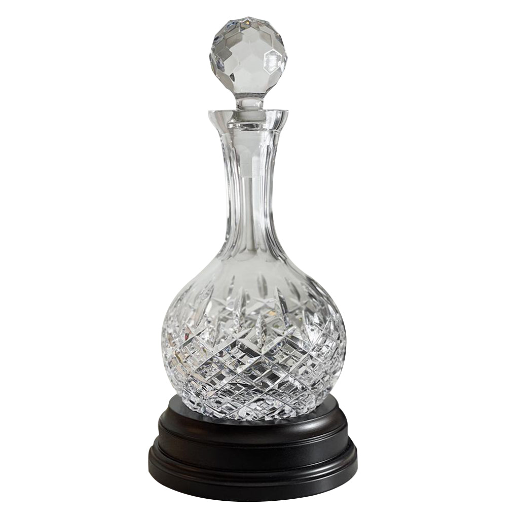 Royal Scot Crystal London Hogget Decanter with Mahogany Base-Home & Garden > Kitchen & Dining > Tableware > Drinkware-Goviers