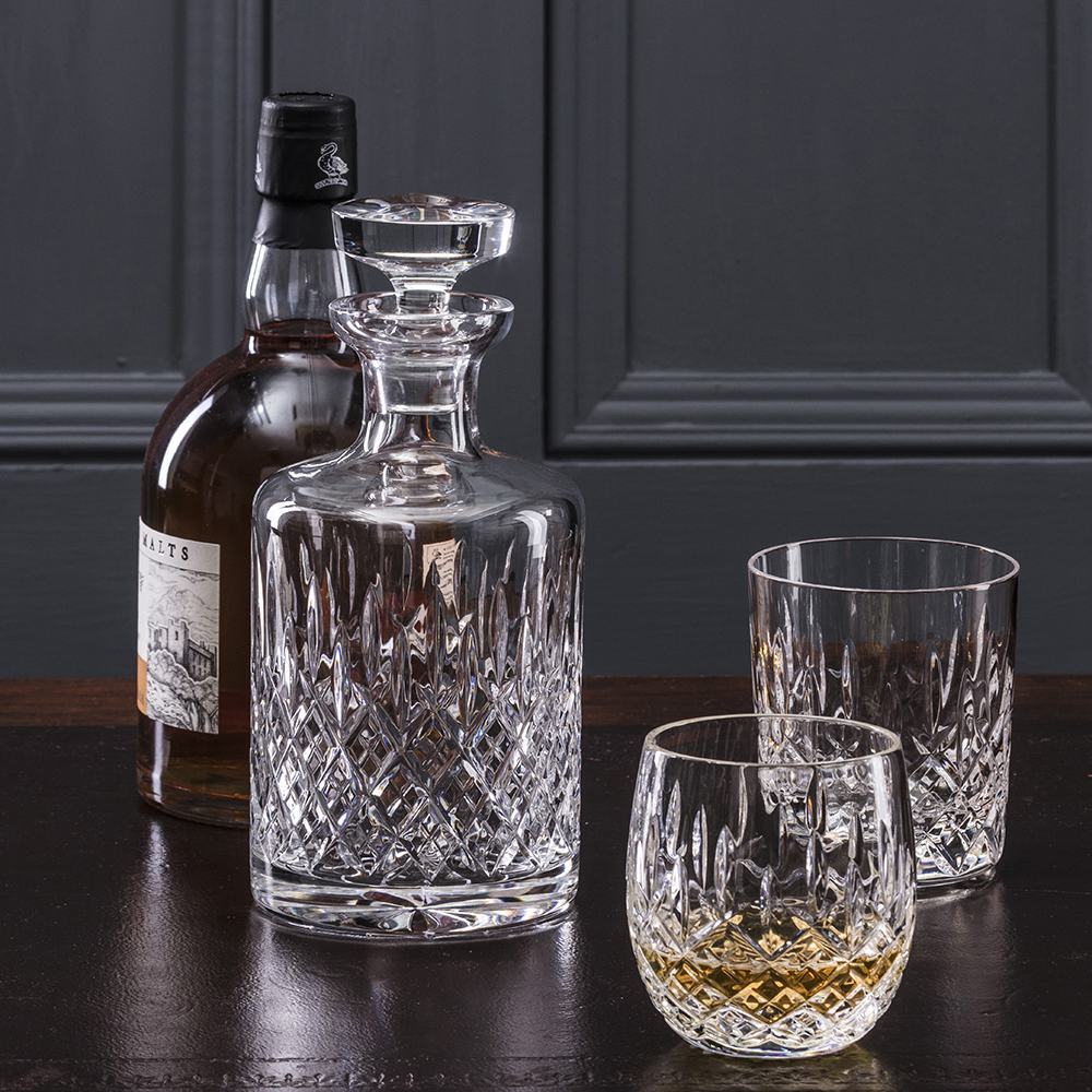 Royal Scot Crystal London Single Malt Round Spirit Decanter-Home & Garden > Kitchen & Dining > Tableware > Drinkware-Goviers