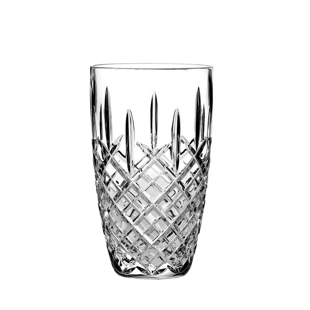 Royal Scot Crystal London Small Barrel Vase 8"-Home & Garden > Kitchen & Dining > Tableware > Drinkware-Goviers
