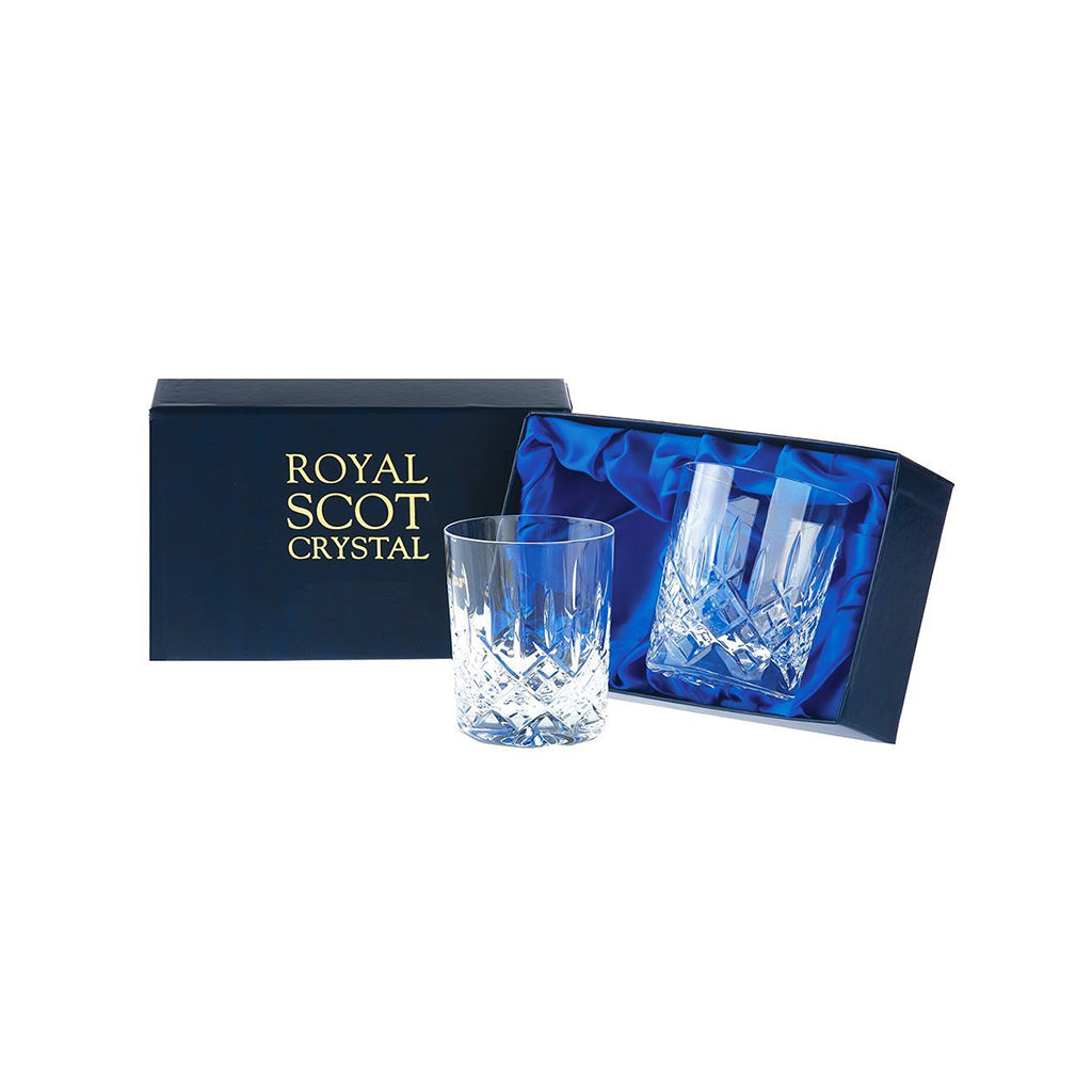 Royal Scot Crystal London Whisky Tumblers Set of 2-Home & Garden > Kitchen & Dining > Tableware > Drinkware-Goviers