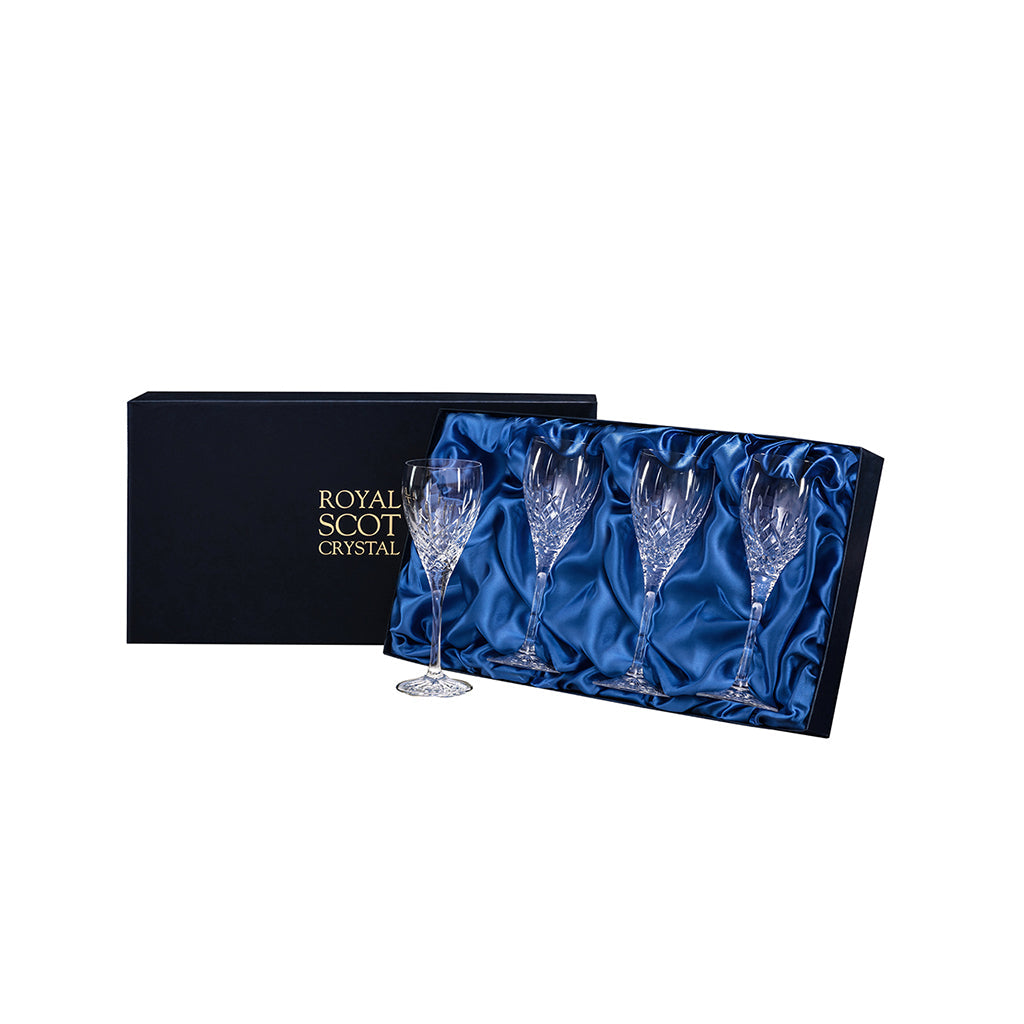 Royal Scot Crystal London Wine Glass Set of 4-Home & Garden > Kitchen & Dining > Tableware > Drinkware-Goviers
