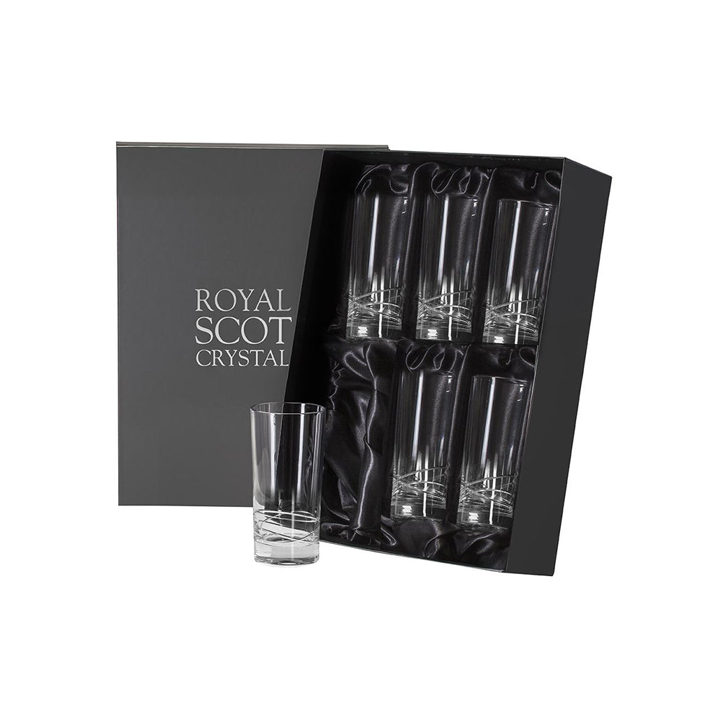 Royal Scot Crystal Skye Tall Tumbler Set of 6-Home & Garden > Kitchen & Dining > Tableware > Drinkware-Goviers
