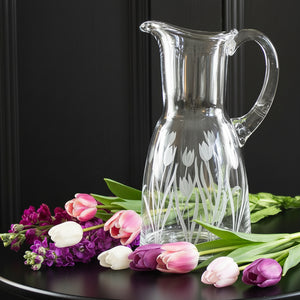 Royal Scot Crystal Wild Tulip 1.5 Litre Jug-Goviers