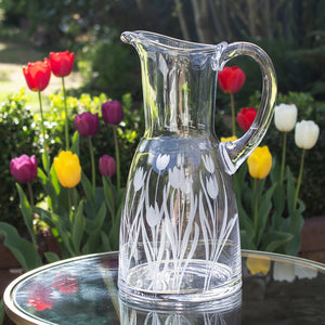 Royal Scot Crystal Wild Tulip 1.5 Litre Jug-Goviers