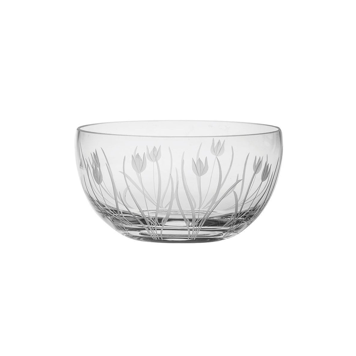 Royal Scot Crystal Wild Tulip Fruit/Salad Bowl 7.5"-Home & Garden > Kitchen & Dining > Tableware > Drinkware-Goviers