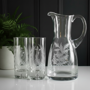 Royal Scot Crystal Woodland Fern 1.5 Litre Jug-Goviers