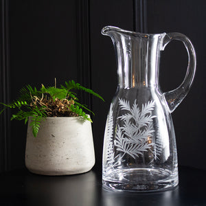 Royal Scot Crystal Woodland Fern 1.5 Litre Jug-Goviers