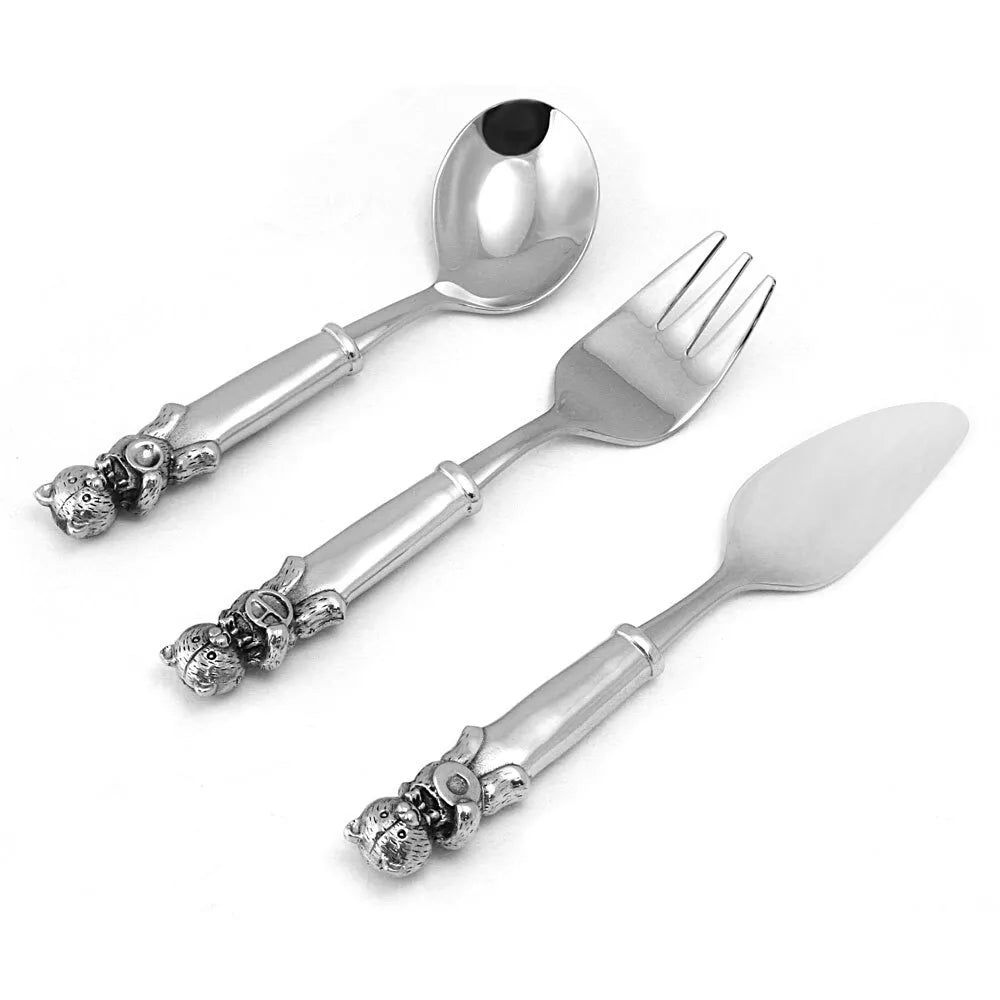 Royal Selangor Teddy Bears' Picnic 3 piece Cutlery Set-Goviers