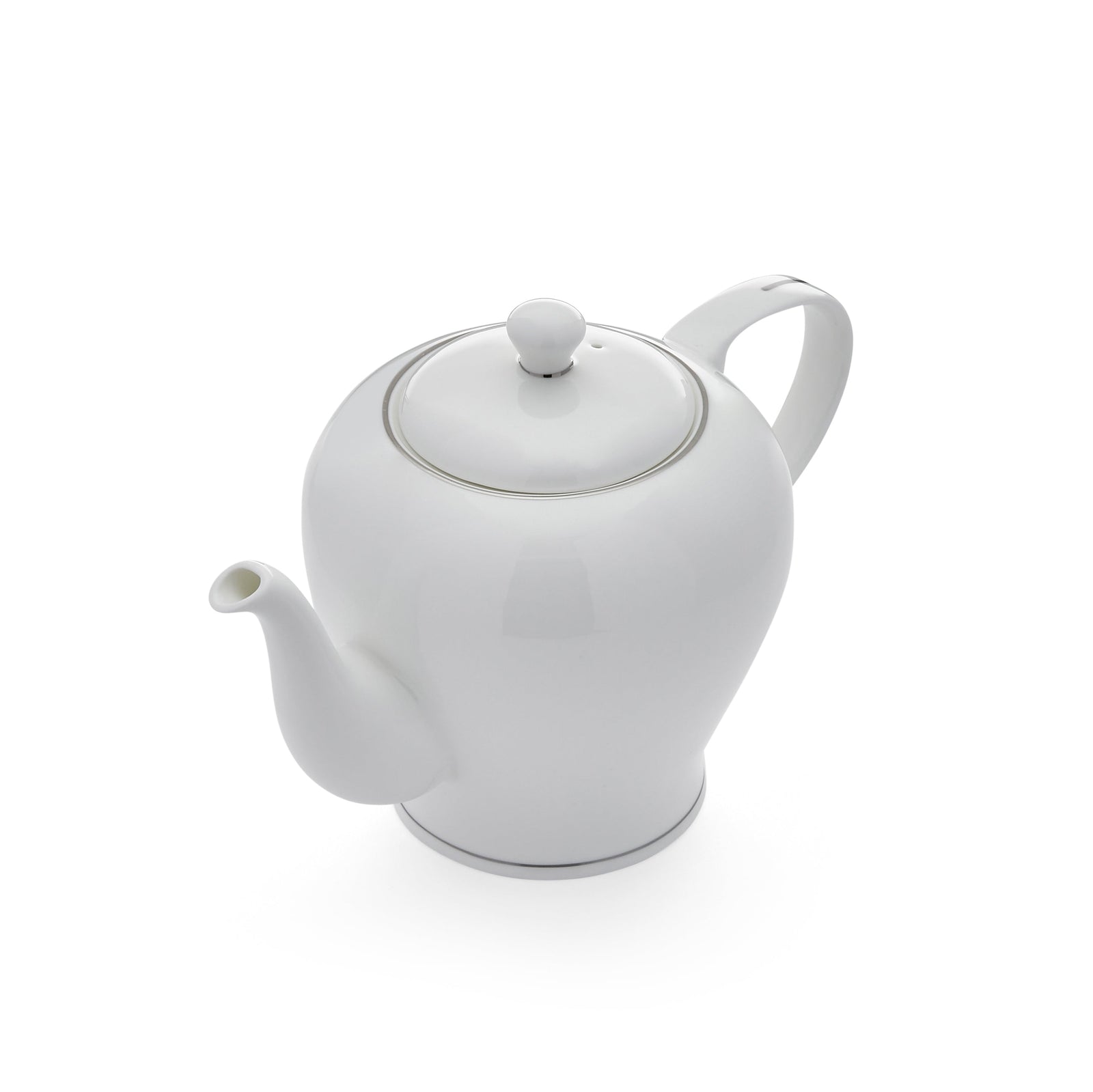 Royal Worcester Serendipity Platinum Teapot 2pt-Goviers