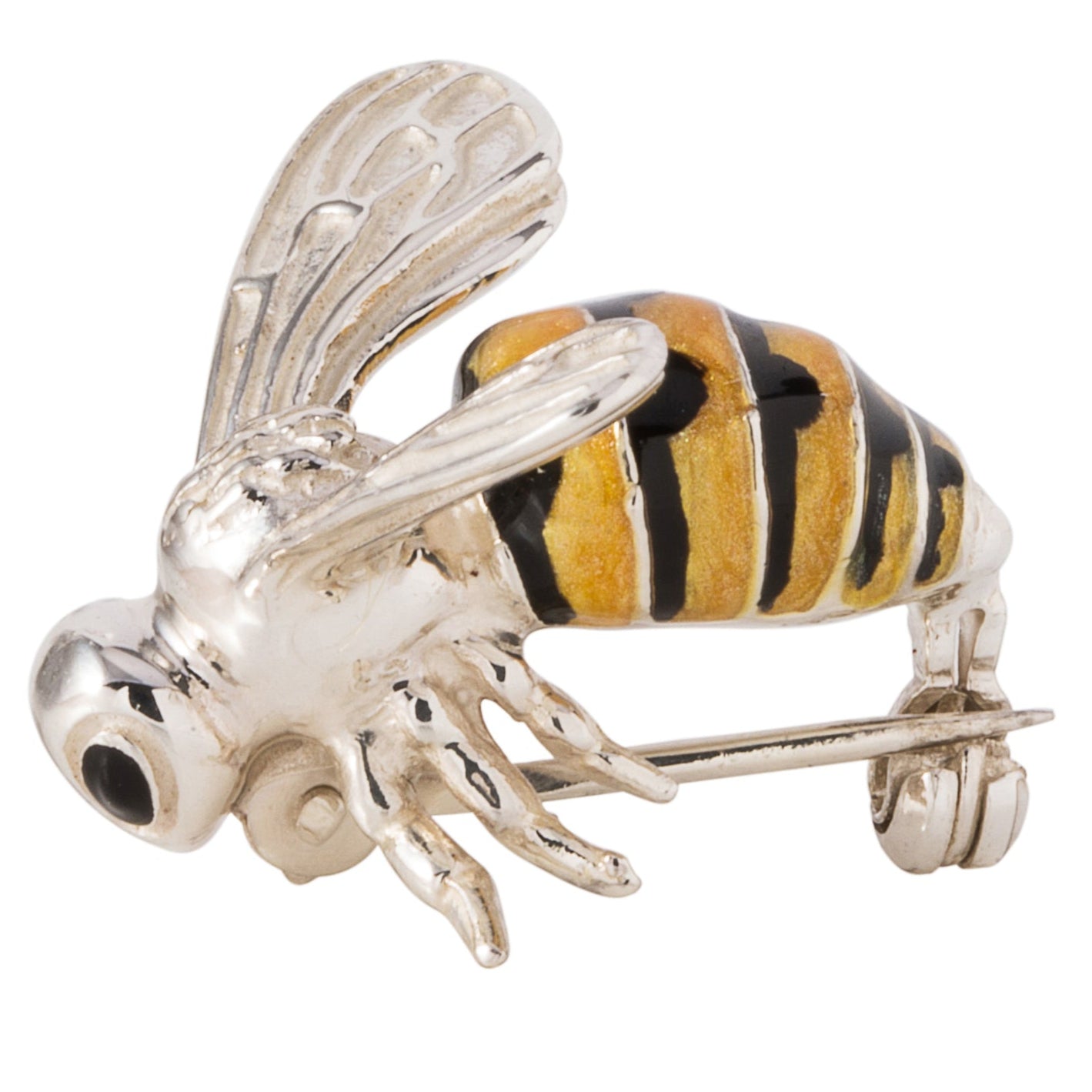 Saturno Bee Brooch Small-Goviers