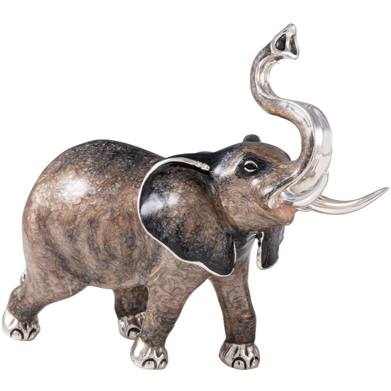 Saturno Elephant Large-Silver-Goviers