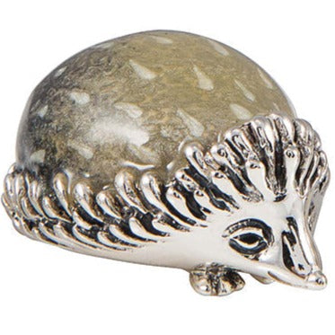 Saturno Enamel & Silver Hedgehog medium-Collectables-Goviers