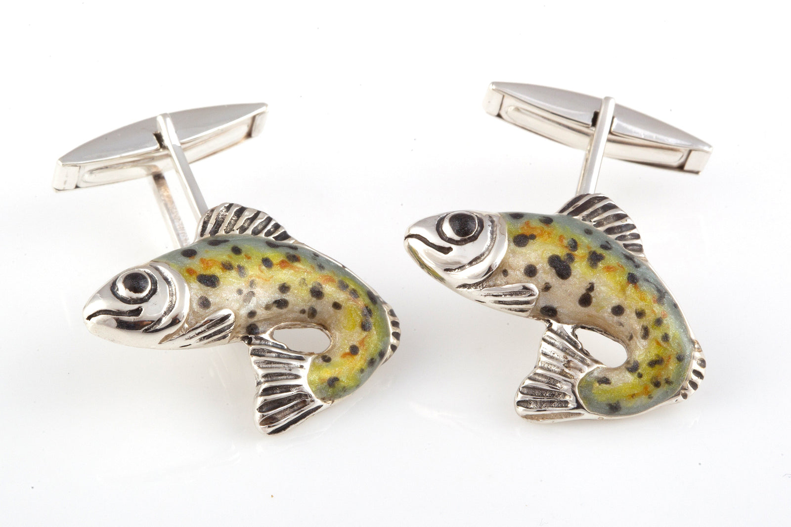Saturno Fish Cufflinks-Goviers