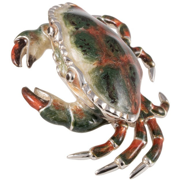 Saturno Green Crab Medium-Silver-Goviers