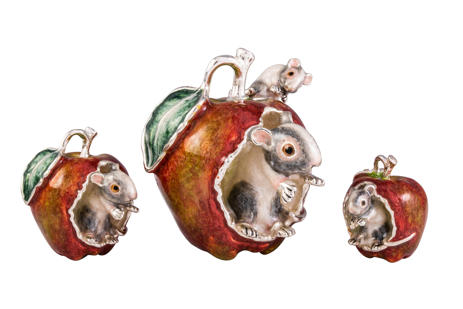 Saturno Mouse Eating Apple Large-Goviers